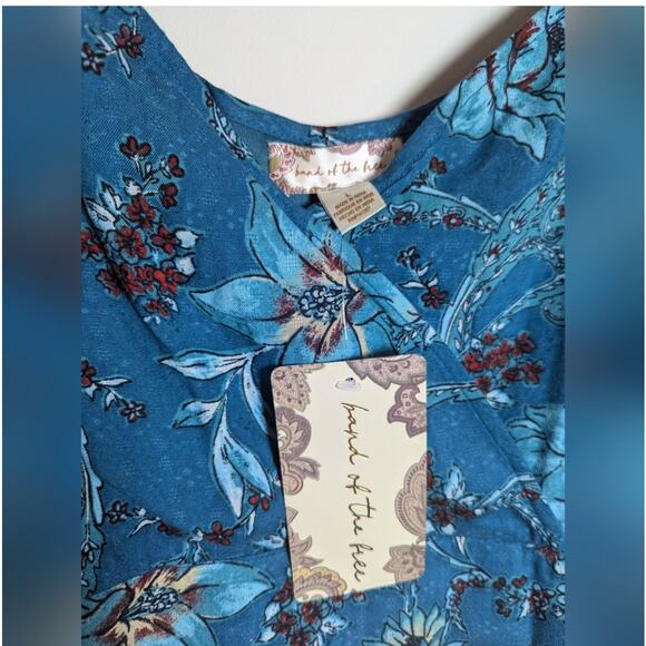 Band Of The Free BONNIE EMERALD FLORAL LONG SLEEVE BODYSUIT - Picture 3 of 4